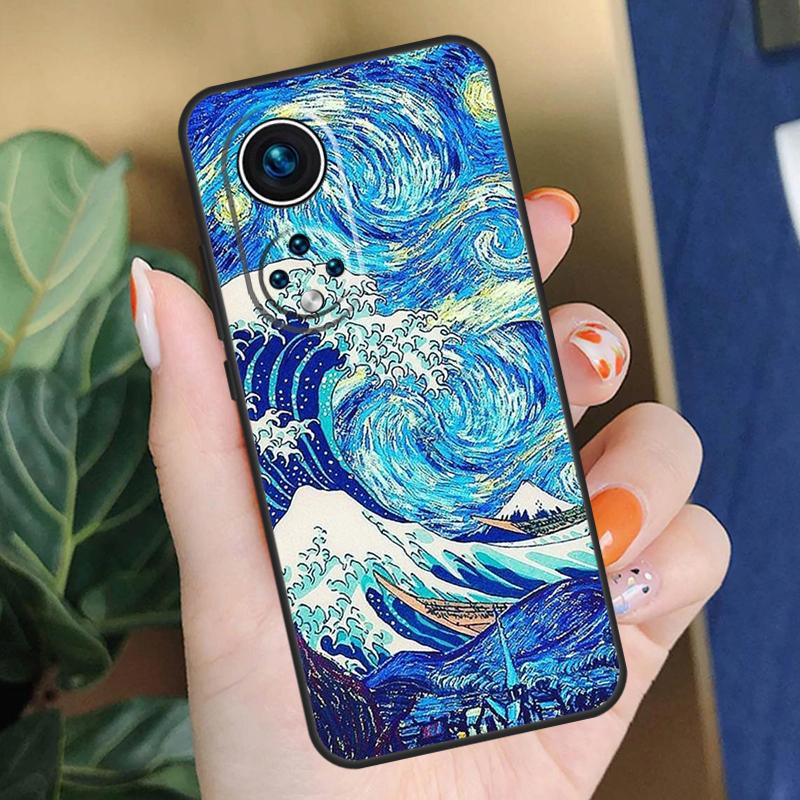The Great Wave Case For Honor X9c X9b X8b X9a X8a X8 X9 50 70 90 Lite Honor 200 Pro Magic 7 5 6 Lite Cover
