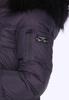 WOMEN' DOWN WINTER COAT WITH ECO FUR