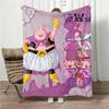 All Season Dragon Ball Son Goku Blanket Anime Print Flannel Throw Blanket Parent-child Nap Blanket for Bed Couch Office