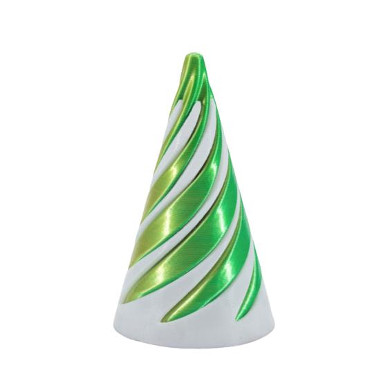 

3D-печатная спиральная конусная игрушка, иллюзия вихревой нити, невозможная спиральная конусная проходная скульптура, снятие стресса для детей и взрослых, мини-спиральная конусная игрушка-фиджет светло-зеленый