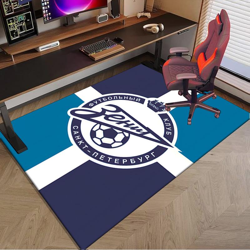 Football Club Emblem Printed Area Rug for Office, Chair Rug, Decorative Carpet Floor Mat, Large Size Fan gifts Christmas gifts