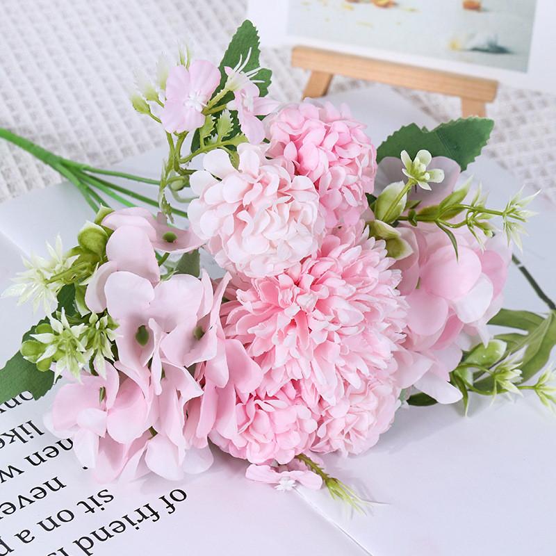 Realistic Silk Rose Bouquet For Outdoor Events And Home Decoration