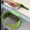 Large Capacity Waste Trash Can Wall-Mounted Food Waste Toilet  Household Cleaning Tools
