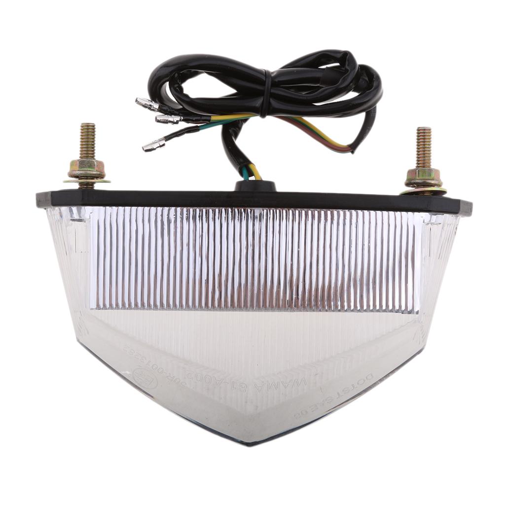 10 LED Red Super Bright Motorcycle Tail/Brake Light Running Lamp Universal for Motorcycle ATV Dirt Bike Tail Light