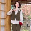 Yalu Mom's Autumn Fashion Two-Piece Casual Set