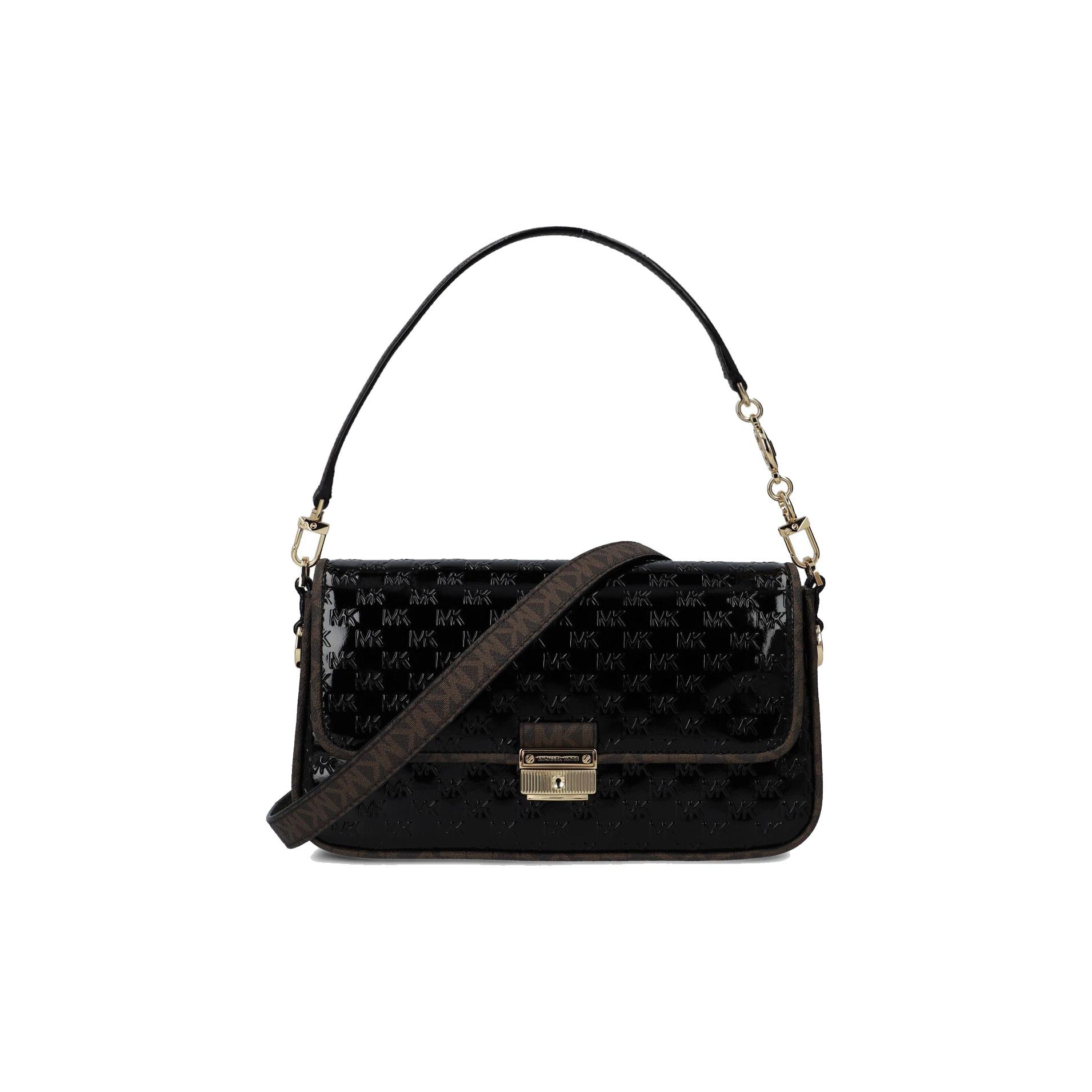 

Michael Kors Monogram Embossed Leather Tote Bag Women handbags Black 30F1G2BL1A-BLACK Basic Set (Bag+Dust Bag)