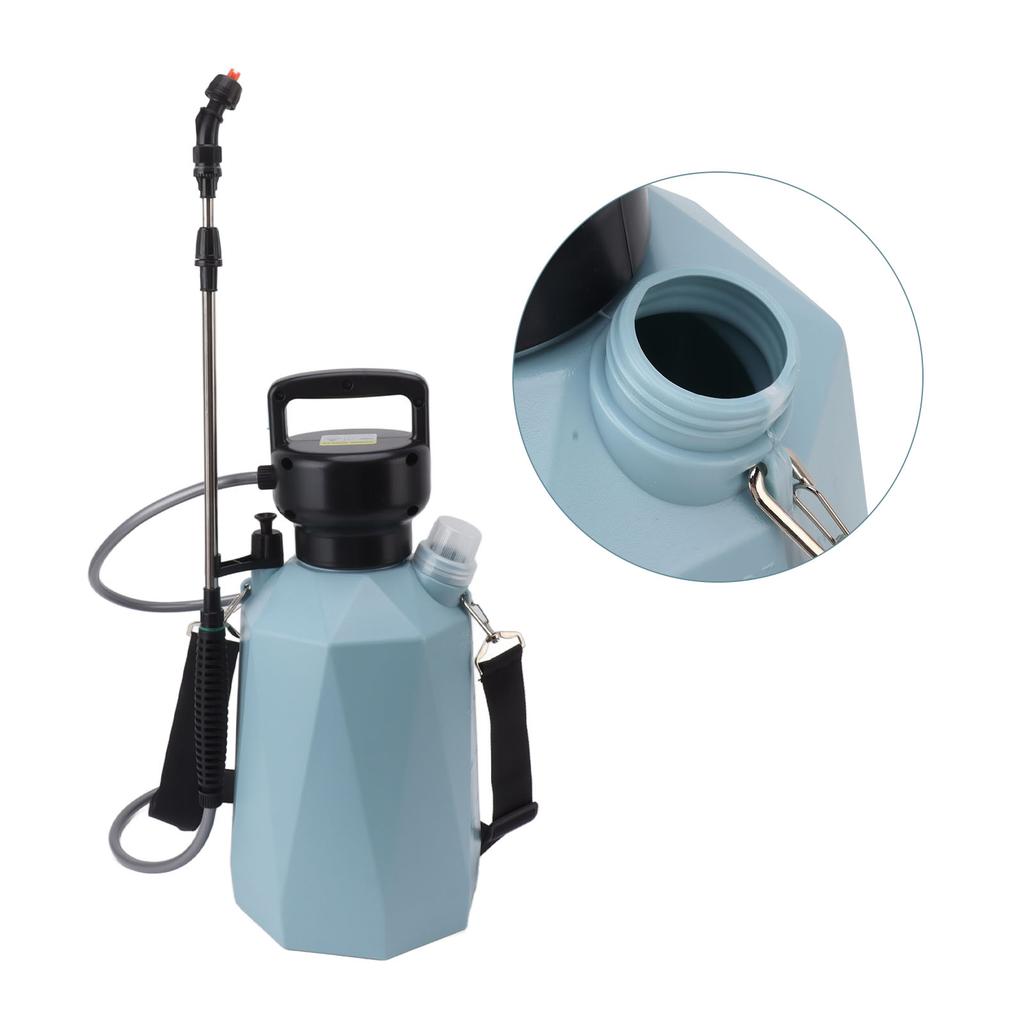 Rhombus 7.4V High Power Battery Powered Sprayer 5L Large Capacity Electric Sprayer for Garden Blue