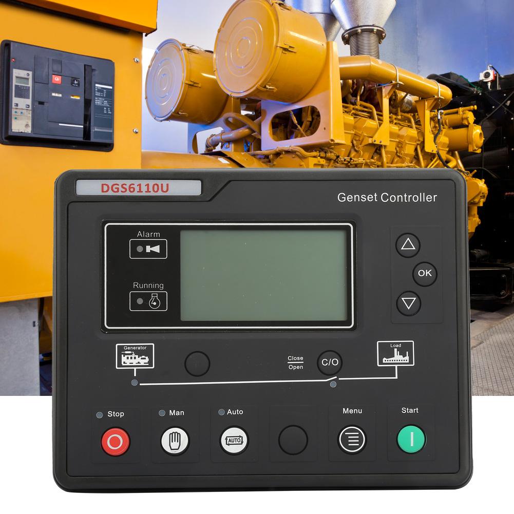 DGS6110U Electronic Generator Controller Module Control Panel LCD Display
