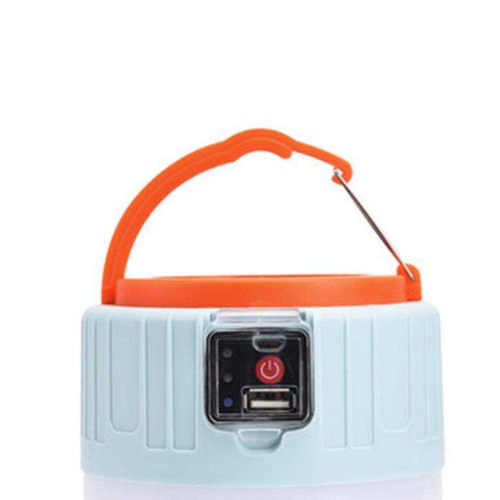 Solar Camping Light Waterproof USB Charging LED Outdoor Emergency Light for Picnic Hiking Fishing