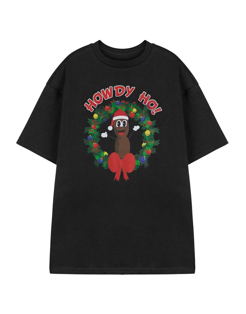 South Park Mr Hanky Black Howdy Ho! Short Sleeved 100% Cotton T-shirt Mens Tees Top Mens