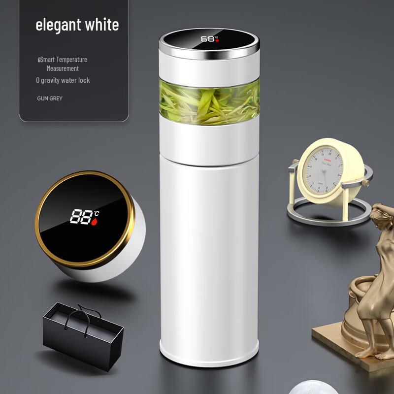 Diren 316 Stainless Steel Temperature Display Tea Infuser Thermos 450ml