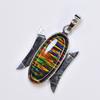 Natural Brazilian Opal 35 Ct 925 Sterling Silver   Oval Gems Pendant