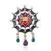 Luxury Zircon Enamel Butterfly Insect Animal Brooches Pins Crystal Pearl Brooch For Women Jewelry Clothing Badges Corsage Gift