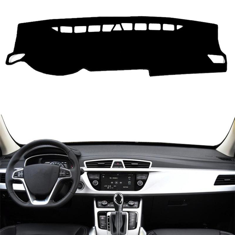 

Car Styling For Geely Atlas Boyue Emgrand X7 Sport 2016- Dashboard Cover Mat Rug Dash Sunshield Carpet Accessories Black(Red Edge)