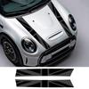 Auto Motorhaube Aufkleber Abdeckung Für MINI Cooper S F55 F56 F57 LCi2 Kühlergrill Verkleidung Vinyl Überlager Aufkleber Union Jack Styling Dekoration