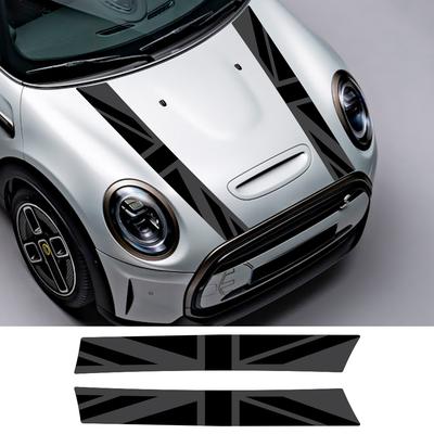 Auto Motorhaube Aufkleber Abdeckung Für MINI Cooper S F55 F56 F57 LCi2 Kühlergrill Verkleidung Vinyl Überlager Aufkleber Union Jack Styling Dekoration