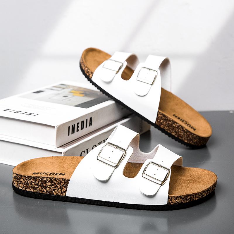 Men's Birkenstock Double Buckle Open Toe Sandals - Summer Casual Outdoor Footwear Slippers