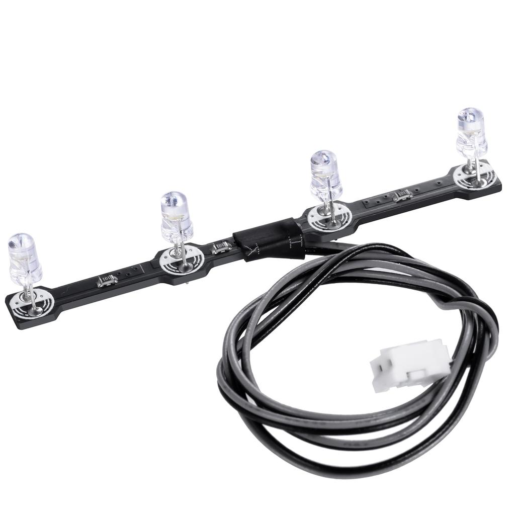 TRZX 4-LED Roof Headlight Spotlight for 1/14 Scale Tamiya Tractor 56360 FH16 750 6x4 and 56362 FH16 750 8x4 RC Car Accessories