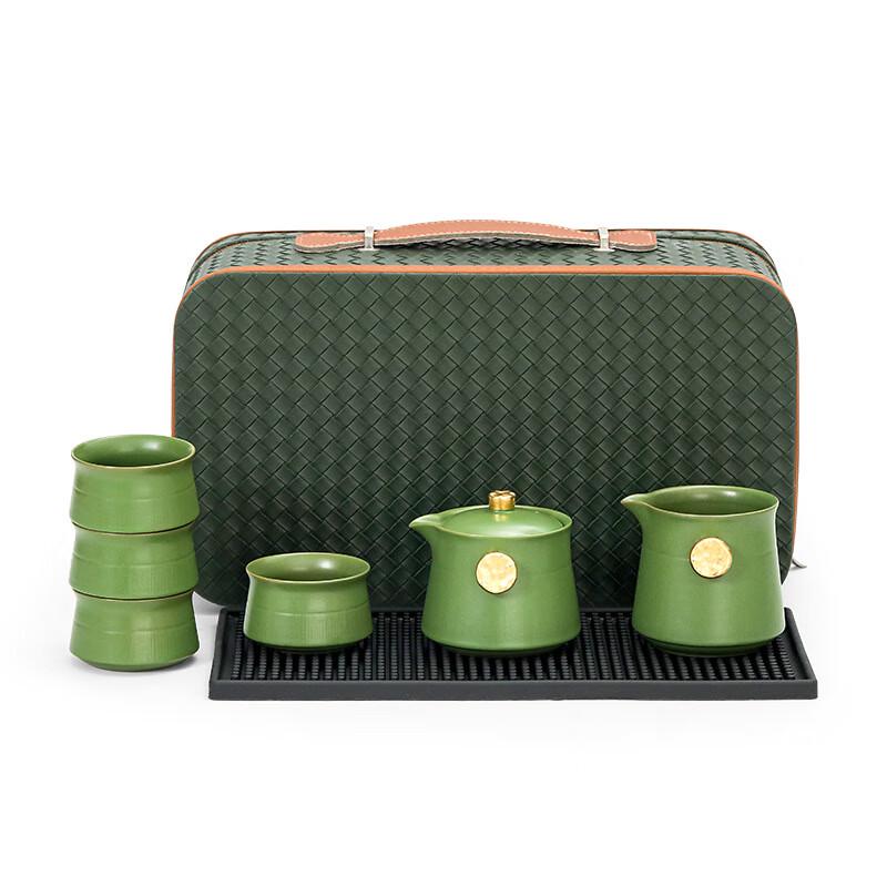 Dragon Boat Festival Ceramic Travel Tea Set Gift Box X52
