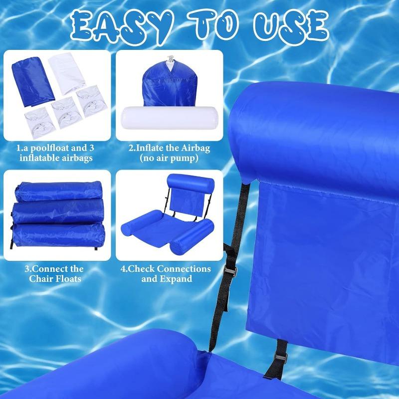 Aufblasbare Matratzen Wasser Schwimmbadzubehör Hängematte Liegestühle Pool Float Wassersportspielzeug Schwimmmatte Poolspielzeug