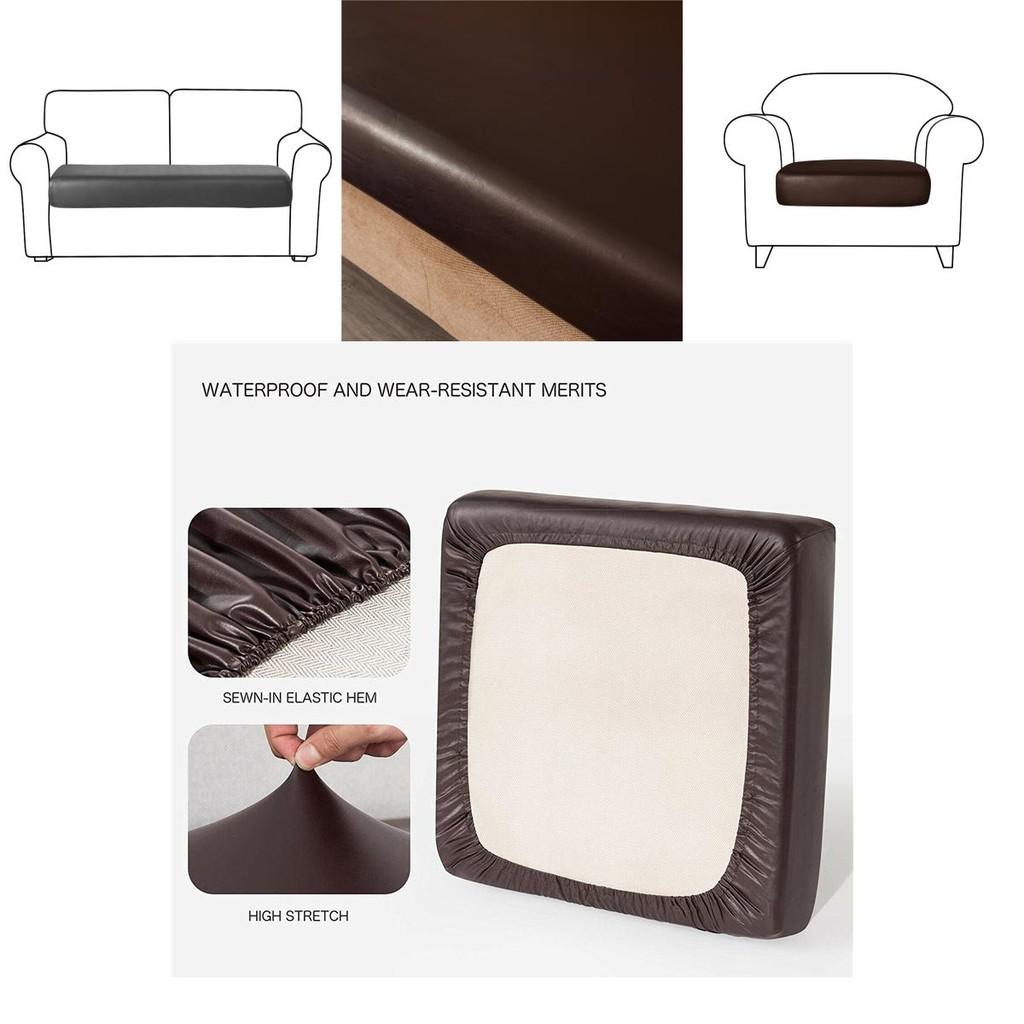 Chic Waterproof Couch Cover Seat Protector In Soft Pu Leather For Comfortable Seating