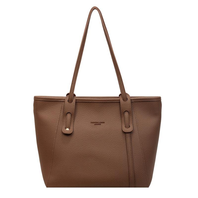Retro large-capacity bag women's autumn and winter new shoulder bag commuter bag fashion tote bag