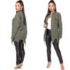 Women Jeans Jackets Spring Summer Ripped Denim Vintage Casual Denim Jacket Long Sleeve Female Chic Coat Streetwear 2024