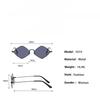 Non-polarized Retro Trendy Irregular Small Frame Rhombus for Metal Frame Women Men Sunglasses Travel Beach Women Sun Glasses