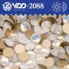 VDD SS16-SS30 High Quality  2088 Rhinestones Crystal Flatback 8 Big 8 Small 16cut Stones for DIY Crafts Nail Art Decoration