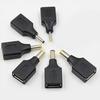 Universal Laptop Power Adapter Tip USB Female Connector Head for Various Notebook Models and Brands Black