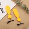Korean Cute Flower & Heart Hairpin: Creative & Fun Design