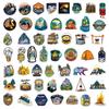 10/30/50pcs Forest Camping Hiking Outdoor Stickers Travel Landscape Decals DIY Phone Notebook Adventure Cartoon Graffiti Sticker
