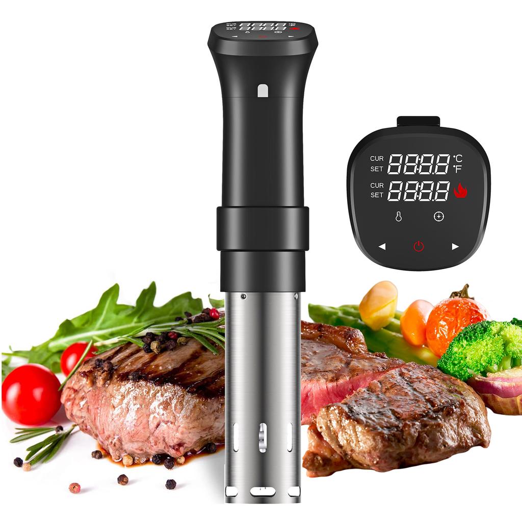 1100W Sous Vide Cooker Waterproof Quiet Cooking Machine with Accurate Temperature Time Control