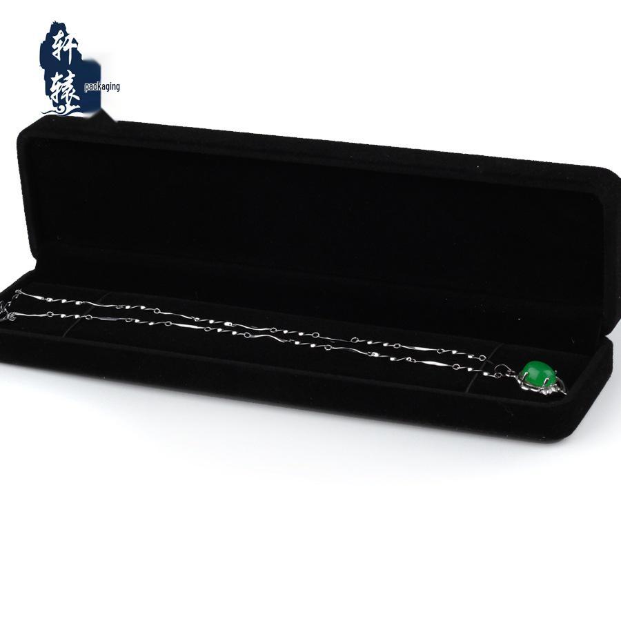 Set of 16 Black Velvet Jewelry Boxes for Earrings, Rings, Pendants, and Bracelets with Logo.