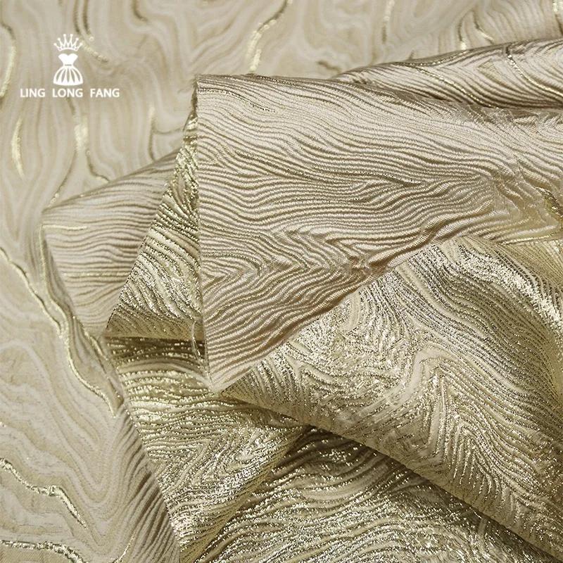 Žakárová látka 100x150 Olejomalba Brokátová vazba Oděvní návrhář Oděvy Šicí látka Velkoobchod Metráž Látka DIY Materiál