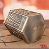 Metal tea cans are sealed and moisture-proof, household antique tea boxes, boutique high-end cans, empty boxes, storage tanks, gift boxes.