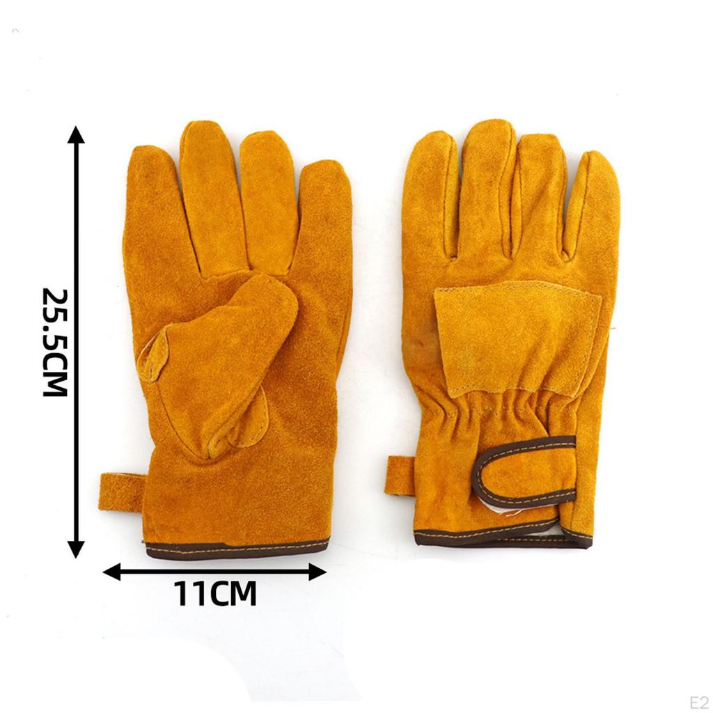 Resistant Outdoor Oven Insulation Leather BBQ for Fireplace High Temperature Anti Scalding