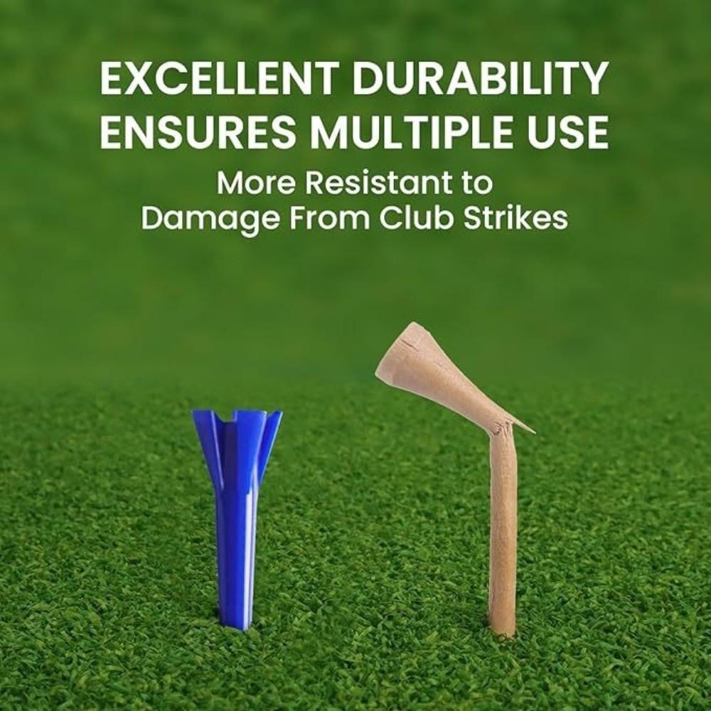 100Pcs 38mm Golf Ball Holder Plastic Golf Seats Durable Golf Tee Set Sport