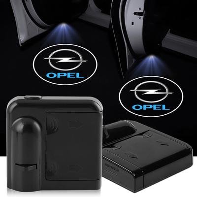 2 Piezas Luz de Cortesía LED para Coche Proyector de Sombra Fantasma Lámpara de Emblema Para Astra C G H Insignia J K Zafira B Corsa Vectra C Corsa C