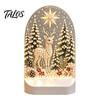 Holiday Gifts for Friends Christmas Pearl Light Ornaments Home Decor, Acrylic LED Decorative Colleagues Lamp with Soft Glow Bedroom Bookshelf