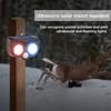 1 Stück Ultraschall-Solar-Tierabwehr mit Infrarot-Bewegungssensor, geeignet für Mäuse, Vögel, Katzen, Hunde, Schlangen, Außengarten-Landwirtschaftsgeräte