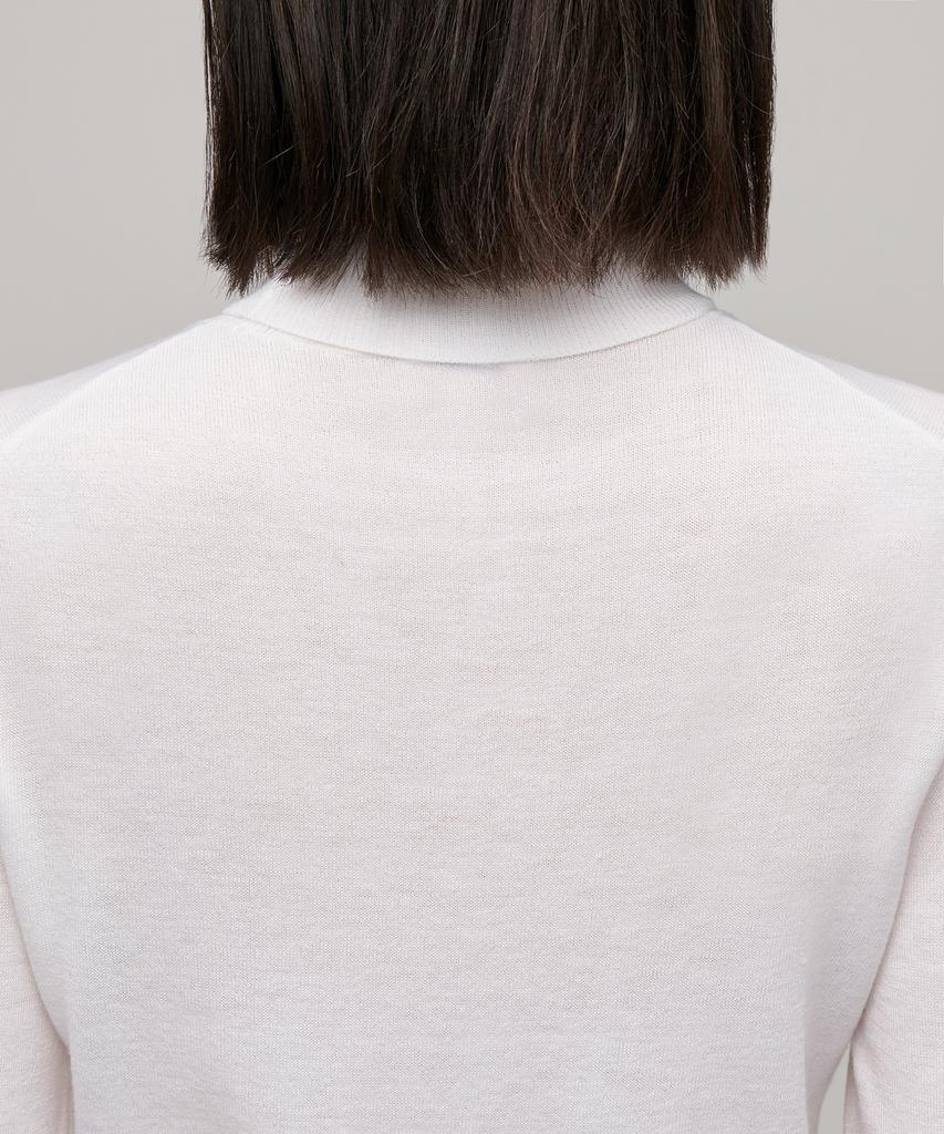 MUSINSA STANDARD WOMAN Women'S Merino Wool Blend High-Gauge Turtleneck Knit [Ivory]