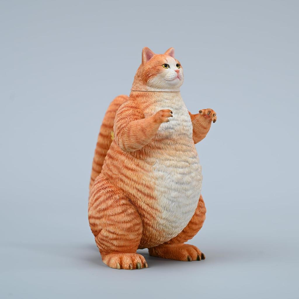 JXK Godzilla Cat Version Home Decor Interior Durable Polyresin with Intricate Details Funny Cat Gift Pet Goji-Nyan