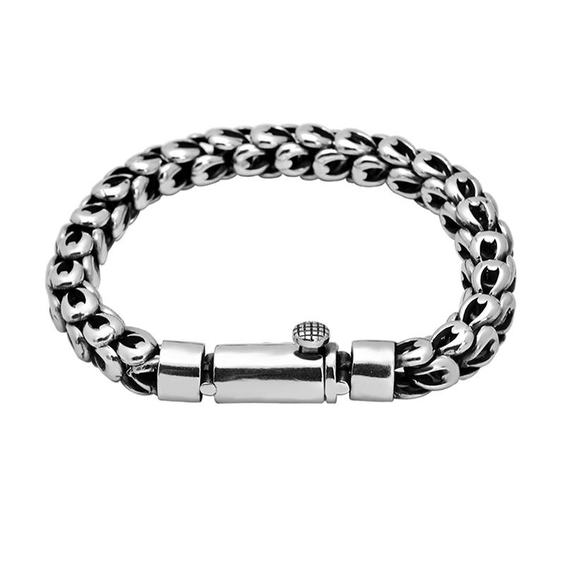 Bracciale Moda Europea e Americana di Lusso Leggero Trendy Maschile Personalità Spesso Scaglia di Drago Gioiello Retro Regalo di Compleanno
