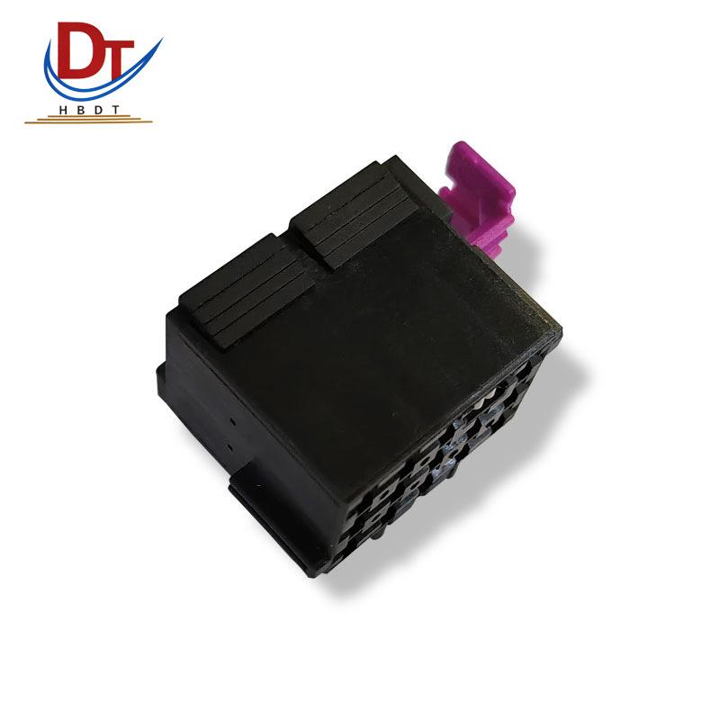 14-Pin Black Plastic Automotive Wiring Harness Connector Housing
