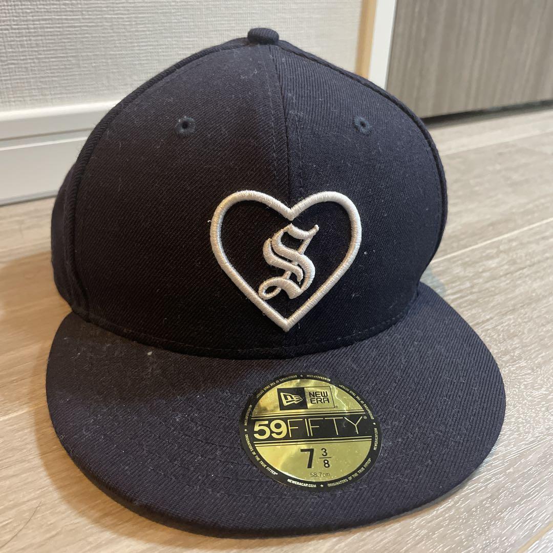 

[USED] Supreme 59FIFTY Cap, Navy, Size 7 3/8, 2017