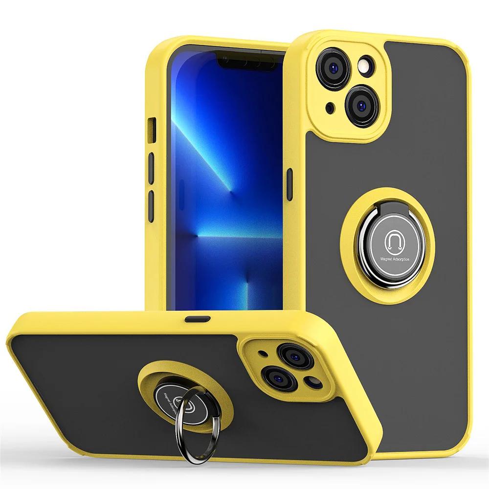Multifunctional Ring Holder Protector Protective Shell Magnetic Phone Case For For Iphone 16 1 14 13 12 11 Pro Max X XS XR 7 8Plus