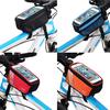 Rainproof Bicycle Bag Frame Front Top Tube Cycling Bag Reflective 6.5in Phone Case Touchscreen Bag MTB Bike Accessories