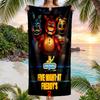 Freddy Bear Fashion Beach Towel: Ideal for Summer Adventures Soft, Absorbent and Quick Drying Suitable for Swimming and Bathing
