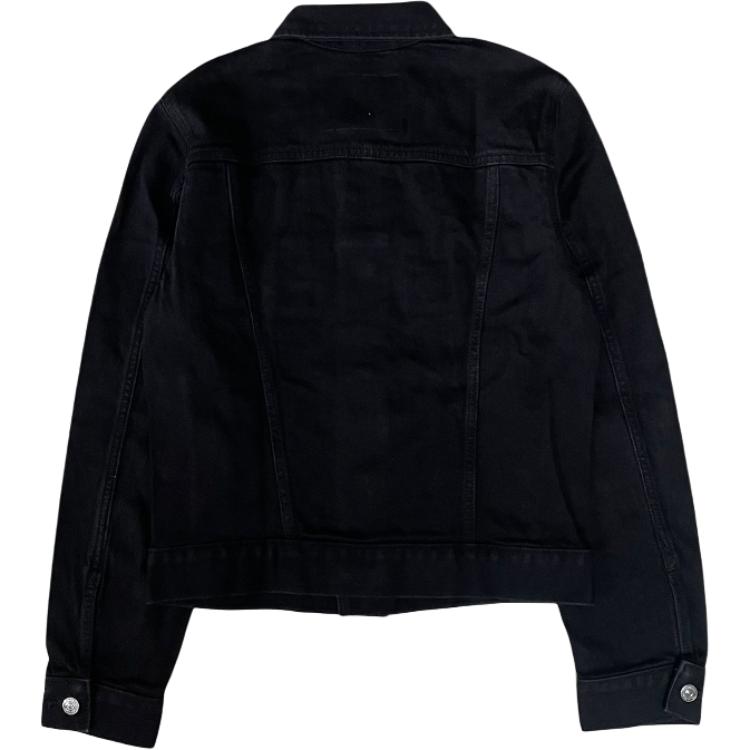 Calvin Klein Washed Denim Jacket Women Jackets Black 81WP908-001